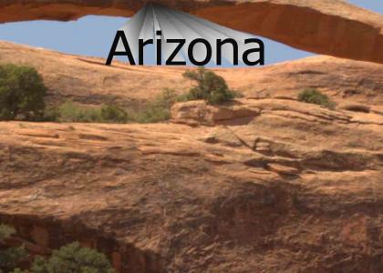 Word Prompt of Arizona Arch