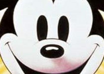 Mickey Mouse stares into your soul