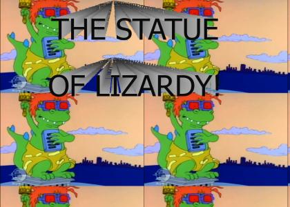 THE STATUE OF LIZARDY!?