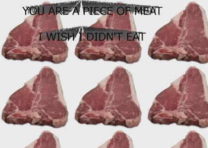 YOU ARE THE PIECE OF MEAT