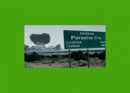 paradise city nuclear test