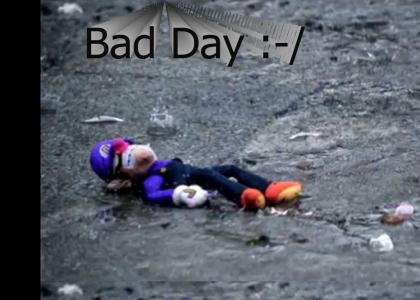 Waluigi is having a Bad Day