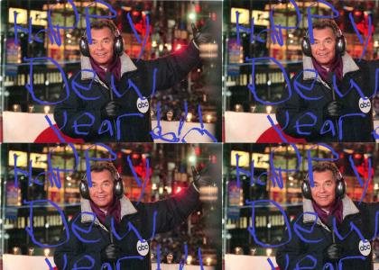 Dick Clark Tribute lovely and beautiful Happy Dew Year