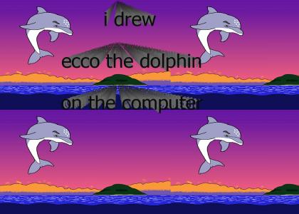 ecco the dolfin with eye brow