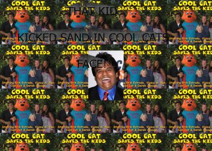 THAT KID KICKED SAND IN COOL CATS FACE