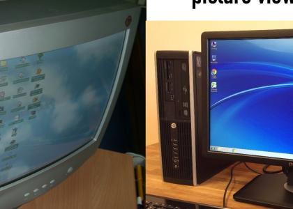 The difference between a monitor, and a picture viewer
