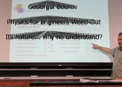 Geuorgui Bourov weeds out weak ERAU students