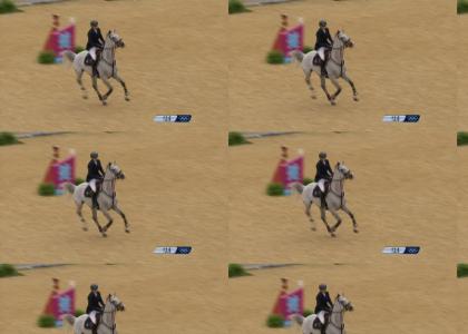 Epic Olympic Horse Maneuver