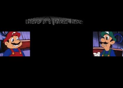 Mario and Luigi tell jokes to each other!