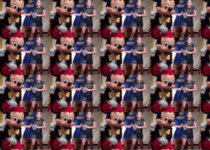 Mickey Mouse does the Carlton