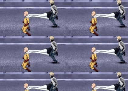 Can't break Saitama's stride