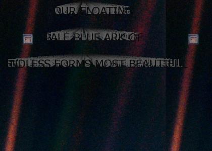 Our Floating Pale Blue Ark of Endless Forms Most Beautiful
