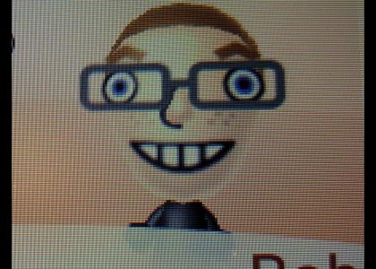 Mii Rob Stares into your Soul