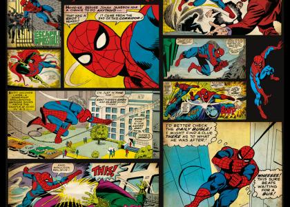 lost page of a spiderman comic strip