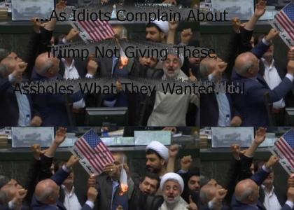 Iran's Parliament Burns US Flag While Chanting Death To America
