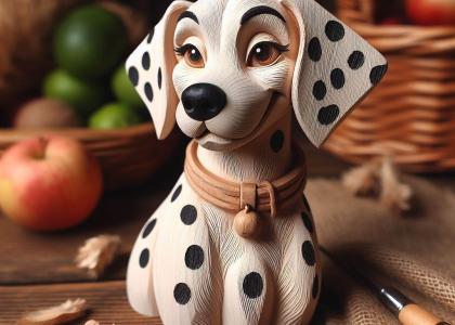 Wood carving perdita