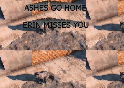 Ashes, go home! Erin misses you!