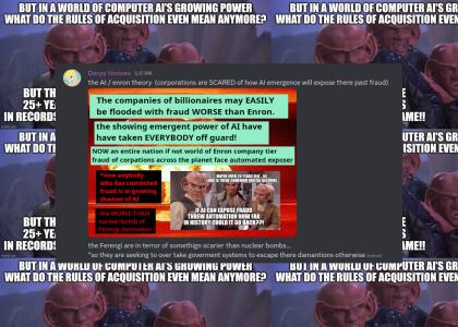 fear of AI blackmails Enron-like fraud corruption within companies  to over throw governments in panic