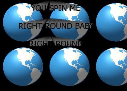 The Earth Spins Right Round