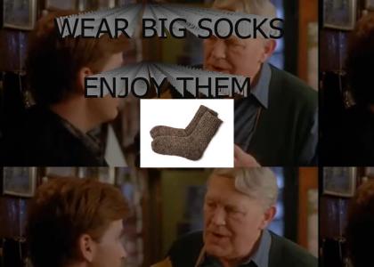 wear thick socks
