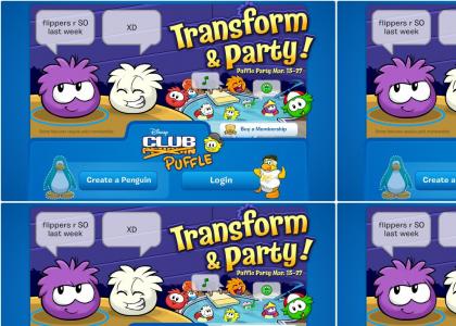 Club Puffle (Puffle Party) is Here! Become a Puffle instead of a penguin!