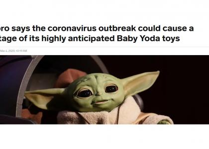 Shortage Of Baby Yoda Toys