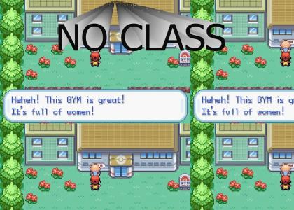 Old man from Pokemon has NO CLASS