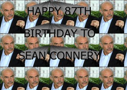 Happy 87th Birthday To Sean Connery