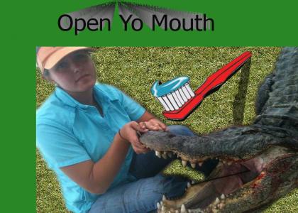Open Yo Mouth and Brush Yo Teeth