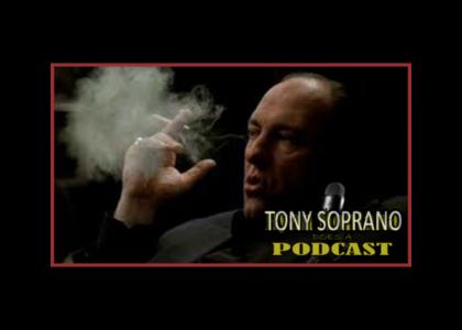 Tony Soprano Does A Podcast