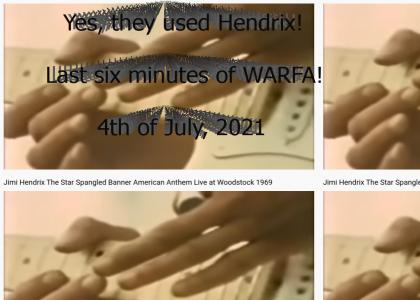 Jimi Hendrix jams WARFA, 4th of July 2021