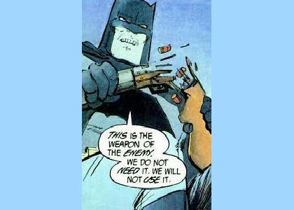 Batman Hates Guns