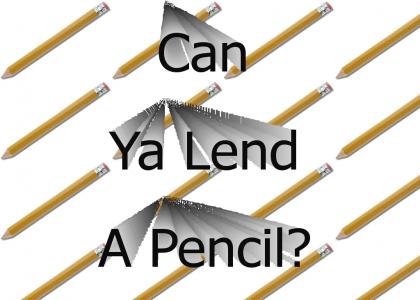 Can Ya Lend A N*gg* A Pencil?