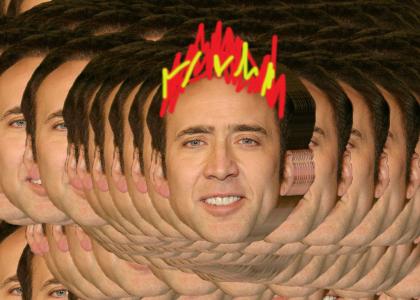 Nick Cage on FIRE