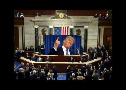Donald Trump addresses congress
