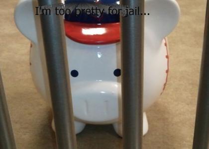 I'm in jail.  This dude keeps saying I'm pretty...
