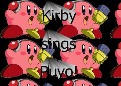 Kirby sings Puyo Puyo