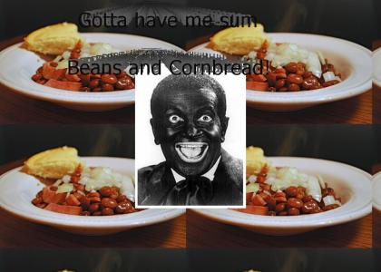Beans with a side of Cornbread