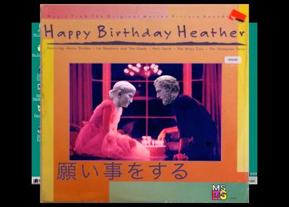 お誕生日おめでとうございます Heather