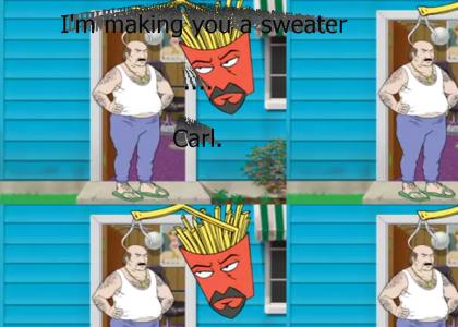 I'm making you a sweater