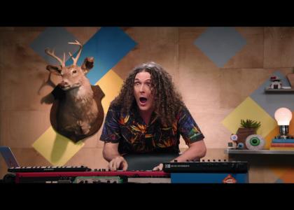 Weird Al sings a funny song