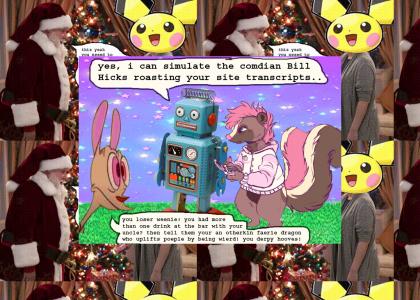 pichu reflects as the AI comedian bill hicks gets ready to roast it with 10 jokes