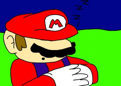 Sleeping Mario