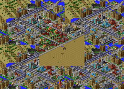 Happy Birthday Leonard Cohen, SimCity 2000 style!