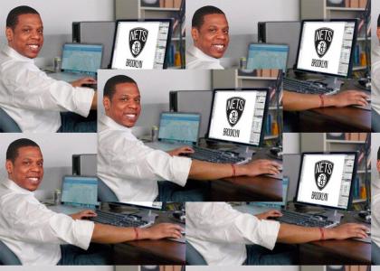 Jay-Z having a wonderful time in Photoshop