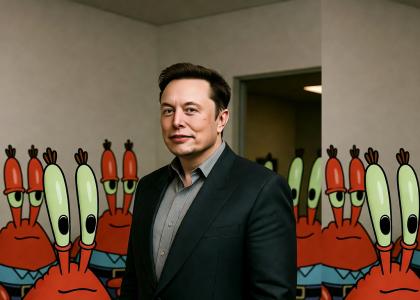 Mr Krabs and Elon Musk boogie