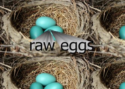 raw eggs