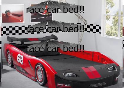 RACE CAR BED!!!!
