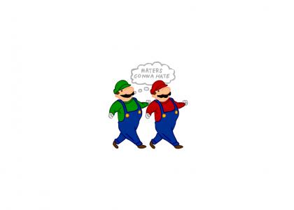 Super Mario Bros Haters Gonna Hate