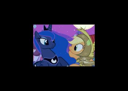 Applejack Sells EVERYTHING To Luna (My Little Pony)
